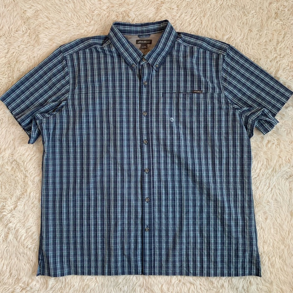 Eddie Bauer Rainier s/s shirt with Freeshade NWT